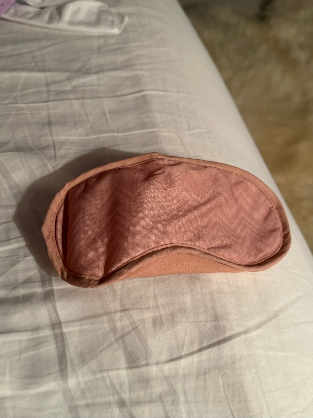 Blush Pink Sleep Mask Comfortable Eye Mask